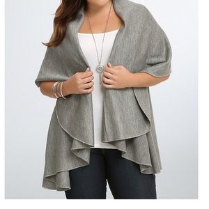 CIRCLE OPEN DRAPE VEST